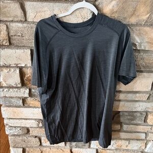 lululemon athletica Charcoal Short Sleeve Tee